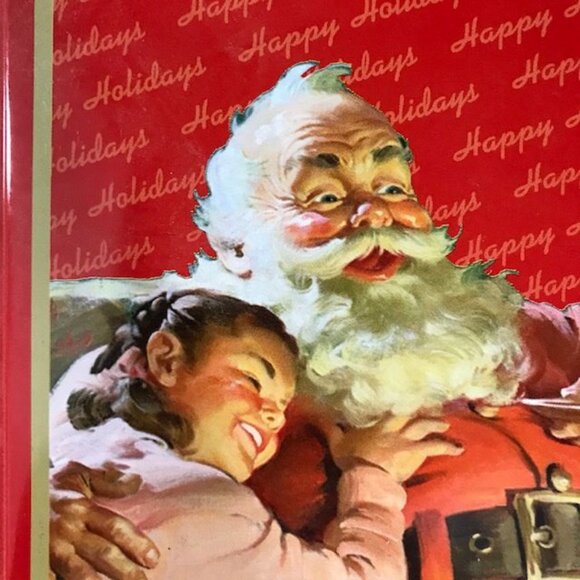 Set of 2 Vintage Coca-Cola Santa and Sweet Kids Tin + Coke Bottle Tin Set - Picture 3 of 15